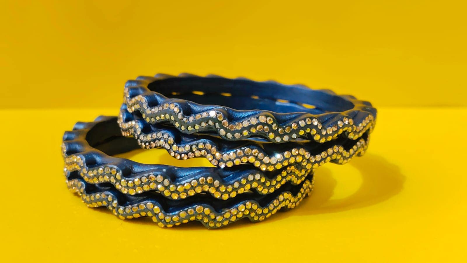 Blue bangles